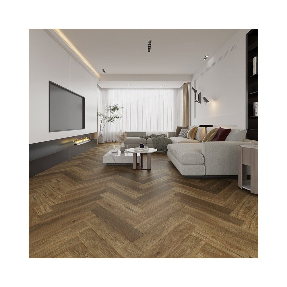 Alva Herringbone English Oak