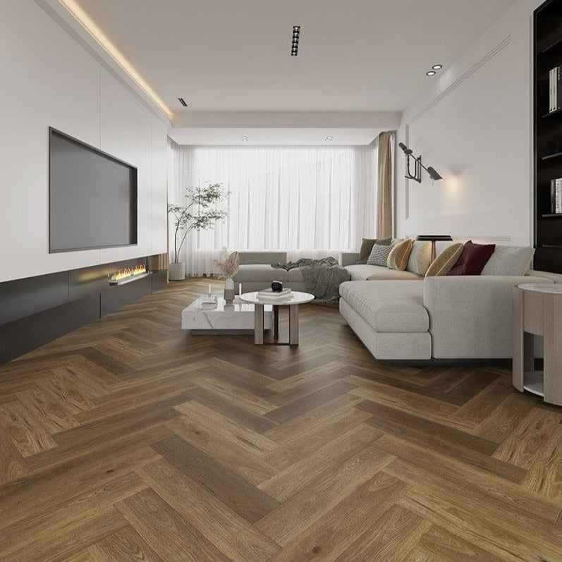 Alva Herringbone English Oak