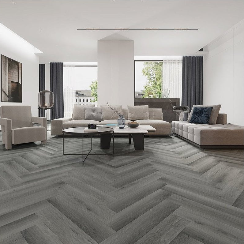 Alva Herringbone Yosemite Dark Oak