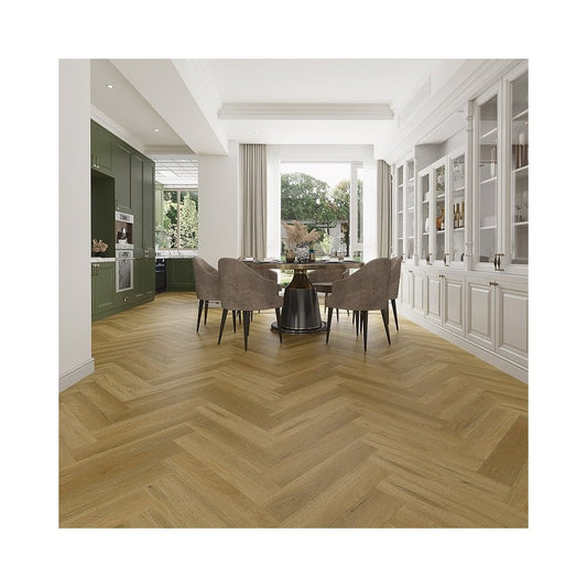 Alva Herringbone Natural Oak